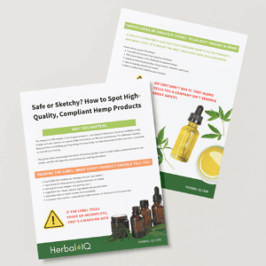 Safe or Sketchy? How to Spot High- Quality, Compliant Hemp Products